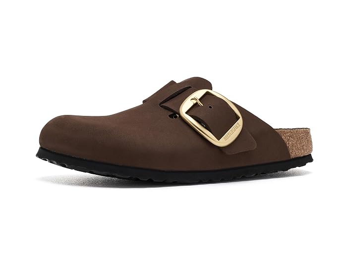 Women's Birkenstock Boston Big Buckle Tonal Clog - Nubuck Leather