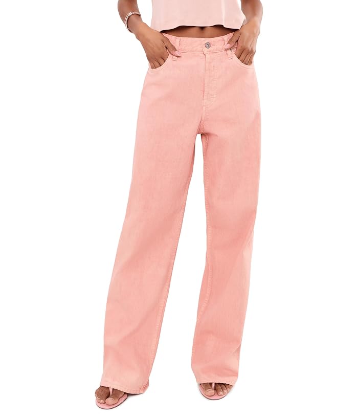 Women's AG Jeans Billie Relaxed Straight in Sulfur Sparkling Rose
