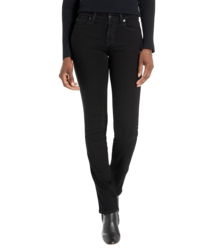 Women's 7 For All Mankind B(air) Kimmie Straight in Rinse Black