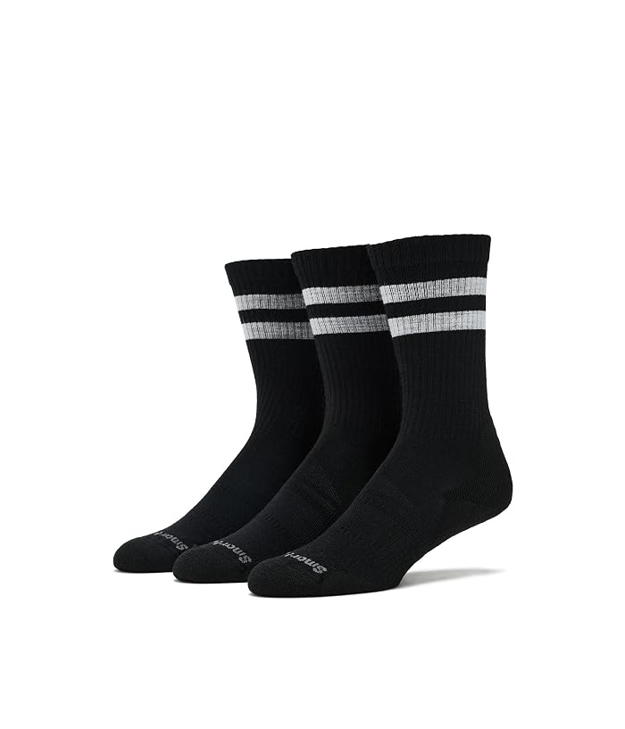 Unisex Smartwool Everyday Athletic Stripe Crew Socks 3pk
