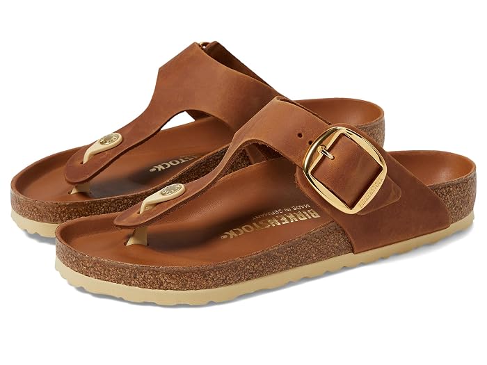 Women's Birkenstock Gizeh Big Buckle - Oiled Leather