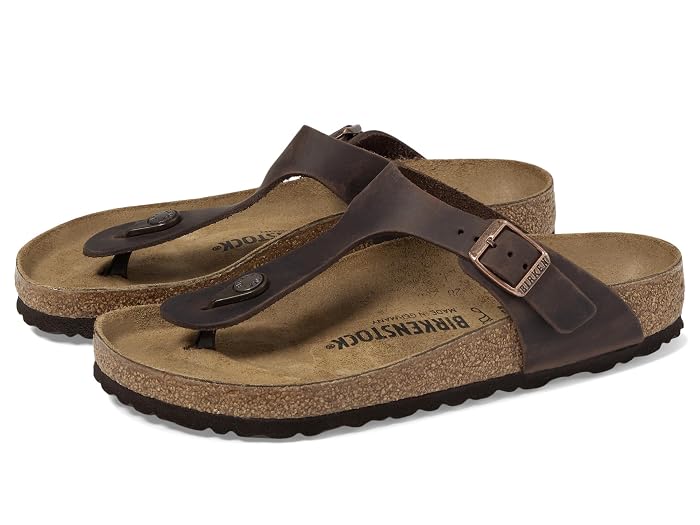 Women's Birkenstock Gizeh Oiled Leather