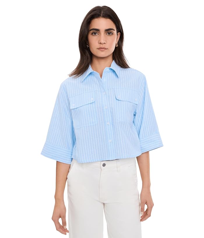 Women's Blank NYC Sky Dive Button Down Shirt