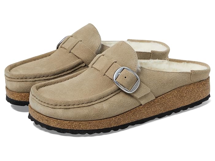 Women's Birkenstock Buckley Shearling Clog - Suede