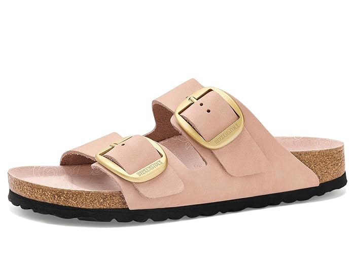 Women's Birkenstock Arizona Big Buckle Printed Footbed - Nubuck