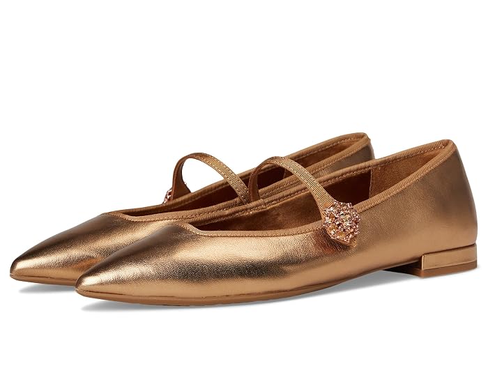 Women's Birdies Goldfinch 15 Mary Jane Metal Leather
