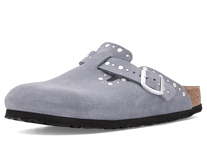 Women's Birkenstock Boston Clog Rivets - Suede