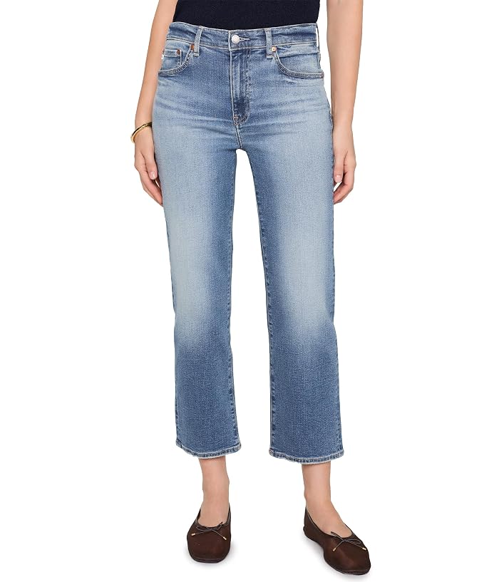 Women's AG Jeans Brinley Mid-Rise Straight Crop in 15 Years Bouquet