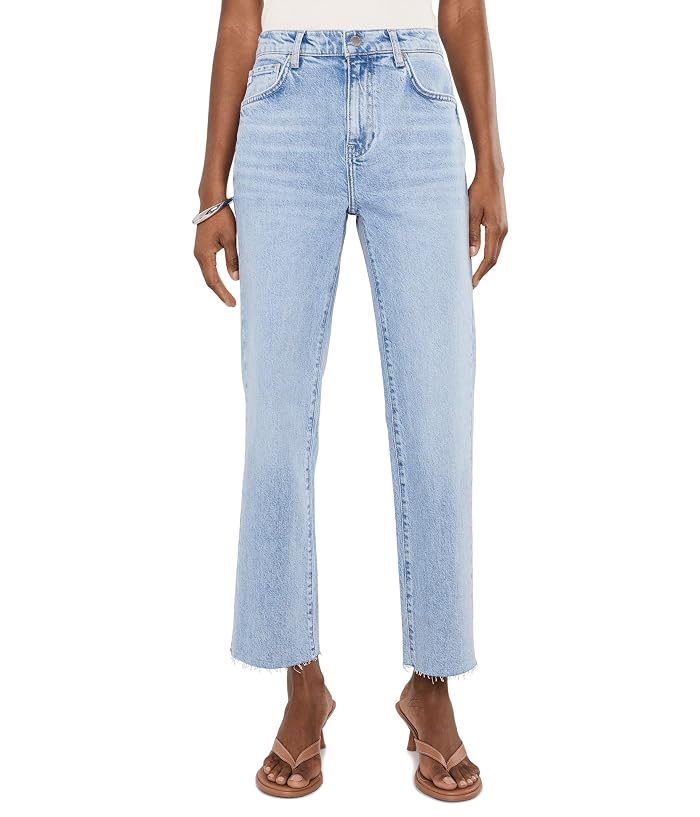 Women's AG Jeans Brinley Mid-Rise Straight Crop in Gold Country