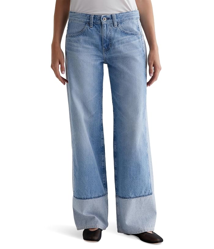 Women's AG Jeans Adria Low Rise Baggy Wide Leg in Mondrian